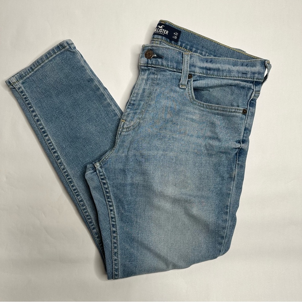 Hollister Skinny light blue epic flex jeans 32w 28L